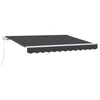 Vidaxl Retraktilna tenda Antracit 300 x 200 cm blago
