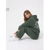 Sinsay - Dres pantalone wide leg sa pamukom - khaki