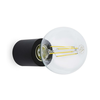 FARO 62151 - Zidno svetlo TEN 1xE27/20W/230V crno