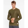 Tommy Jeans Pulover DM0DM15060 Zelena Regular Fit
