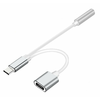 Adapter moški in ženski USB Tip C na audio Jack 3,5
