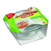 Casserole with lid Pyrex 1,4 L White Transparent