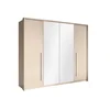 Garderobna omara Honolulu 240 Beige, 217x255x65cm, Vrata omare: Zložljiva