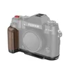 SmallRig L-Shape Mount Plate with Handle for FUJIFILM X-T50 (Wooden/Black) 4784C