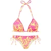 VENICE BEACH Bikini rumena / roza