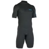Ion Base 2/2 Back Zip Shorty Wetsuit black
