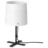 BARLAST Stona lampa, crna/bela, 31 cm