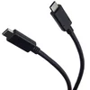 PremiumCord Kabel USB-C (USB 3.2 generacije 2x2, 5A, 20Gbit/s) črn, 2 m