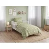 Krep posteljnina za posteljico Renforcé FLORAL NEST zelena Dimenzije posteljnine: 45 x 65 cm | 90 x 140 cm