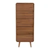 Rjava komoda iz masivnega jesena 45x112x40 cm Rise – Zuiver