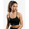 Tommy Life Nedrček TOMMY Damen-Figurbetontes Crop-Active-Top črna