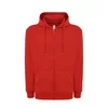 Jhk duks s kapuljačom i zatvaračem, unisex, crvena, veličina s ( swuahoodrds )