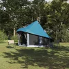 Tipi šator s krovom s pohranom Plava 404 x 370 x 270 cm taft