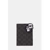 Etui za potni list Karl Lagerfeld IKON MONOGRAM rjava barva, B1W32017