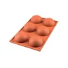 Silikomart Silikonski kalup za torte za eno porcijo HEMISPHERES 70mm