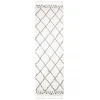 Chemex Preproga Boho Modern Shaggy Soft Sidewalk F128A Kremna Siva