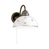 Kolarz 731.61.170 - Zidna lampa NONNA 1xE27/75W/230V sa cvetnim motivom, ružičasto zlato