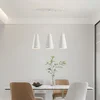 NVC Luster LED NDBD03A/2-005, 3 glave, Beli