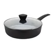 BE Living Duboka tava s poklopcem Delight Black 28 cm