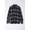 Trendyol Large Size Black Winter Checkered Lumberjack Shirt
