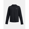 Under Armour UA B Unstoppable Flc FZ Pulover otroška Črna