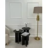 Hanah Home Set klub stolova Leo, 2 komada, Crni