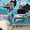 Tapeta moderni zemljevid sveta - 196x132