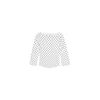 Bershka Majica črna/bela