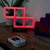 Neonska svetilka Tetris Z-Tetrimino - rdeča - 21 x 14 cm