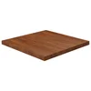 Četvrtasta stolna ploča tamnosmeđa 70x70x4 cm tretirani hrast