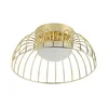 LED plafonsko svetlo BETSY LED/12W/230V, prečnik 25 cm, zlatna