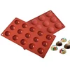 Silikonski kalup SREDNJE POLBOLE KROGLE 38 mm