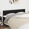 Vidaxl Posteljno vzglavje črna 160x5x78/88 cm blago