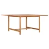 Vrtni stol 150 x 150 x 76 cm od masivne tikovine