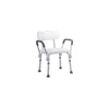 Stolica 56x66 cm srebrna/bela