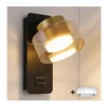 Brilagi-LED RGB prigušiva lampa sa USB AURA LUX 1xGX53/14W/230V Wi-Fi Tuya crna/zlatna