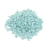 Plastične voščene kroglice / biseri Glance rice 3x6 mm - ledeno modra (10 g)