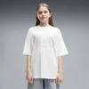 PUMA Midnight Shadow Oversized Graphic Tee Youth, Clothing, White, 9-10Y