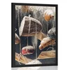 Plakat pekovsko pecivo na vrvicah - 30x45 white