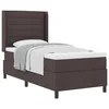 vidaXL vidaXL Box Spring Postelja z Blazinami Temno Rjava 90x190 cm Tkanina, (22050300)