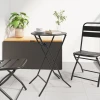 Stol za vrt Antracit 50 x 50 x 72 cm Metal