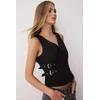 Trendyol Milla ženska bluza Twoaw26Bz00095, Crna-Crna