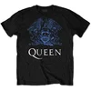 Queen Unisex majica Blue Crest XL