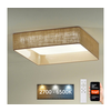 Brilagi-LED prigušiva svetiljka VELVET SQUARE LED/36W/230V Wi-Fi Tuya+DO braon