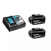 MAKITA Set baterija 2x BL1830B 18V/3.0Ah + Brzi punjač DC18RC