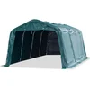 Uklonjivi šator za stoku PVC 550 g/m2 3,3 x 6,4 m tamnozeleni