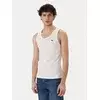 Lacoste Majica brez rokavov TH0030 Bela Slim Fit