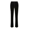 Juicy Couture Tall Hlače TINA črna/srebrna