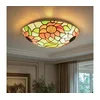 Brilagi - Tiffany vitražna plafonska lampa SUNCOKRET 2xE27/60W/230V prečnik 40 cm