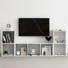 3-dijelni set TV ormarića bijeli od konstruiranog drva
